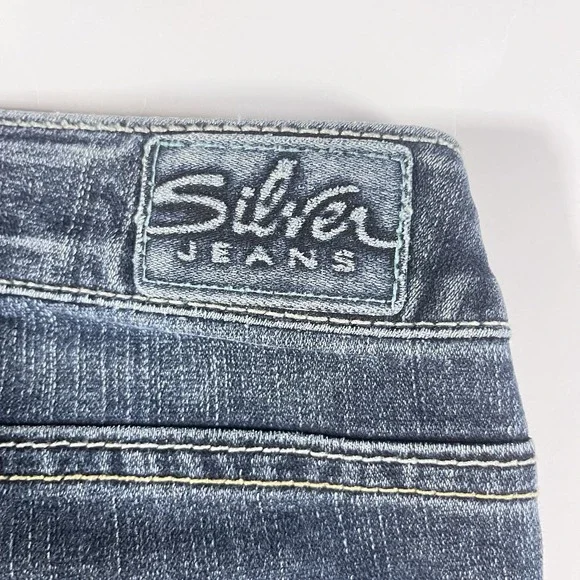 Womens Silver Jeans Aiko Boot Cut 29x31 Dark Wash Blue Denim - Picture 13 of 13